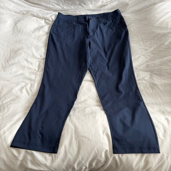 Public Rec Athletic Pants Navy Blue Golf Men’s 38/30 Performance Stretch - Picture 1 of 7